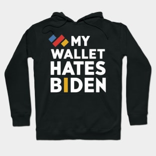 My Wallet Hates Biden Funny anti-biden shirt Hoodie